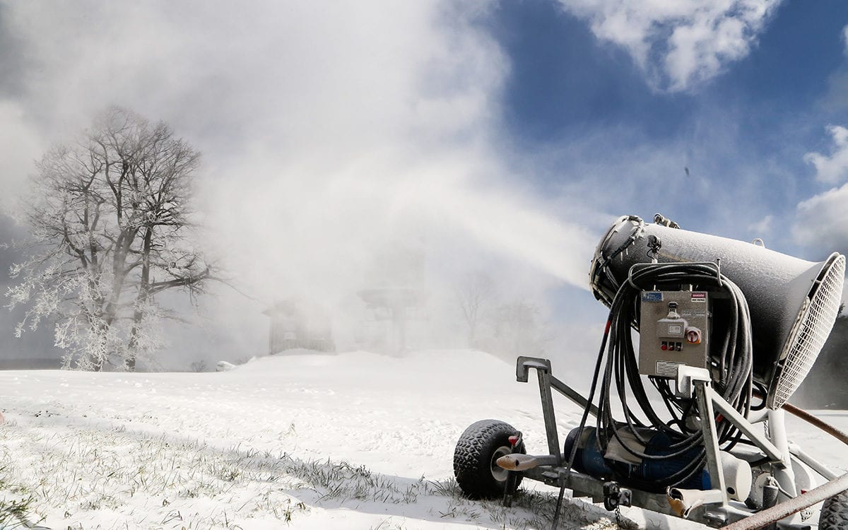 Snowmaking begins for the 2018-19 winter season